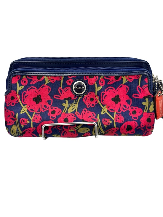 Coach Handbags - Coach Poppy Floral Graffiti Zip Around Wristlet Wallet (2010)
